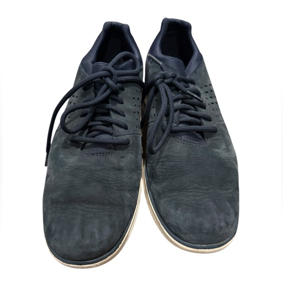 Timberland Bradstreet Sensorflex Navy Blue Leather lace up Oxford Sneakers sz 10 - Picture 5 of 7